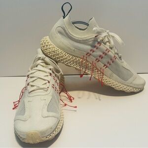 adidas White and Red Sneakers